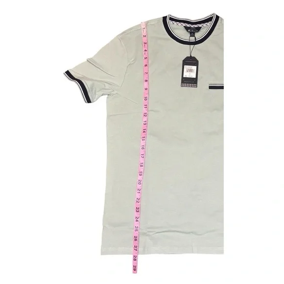 Ben Sherman Short-Sleeve Welt Pocket Ringer Tee size Medium - Picture 9 of 12